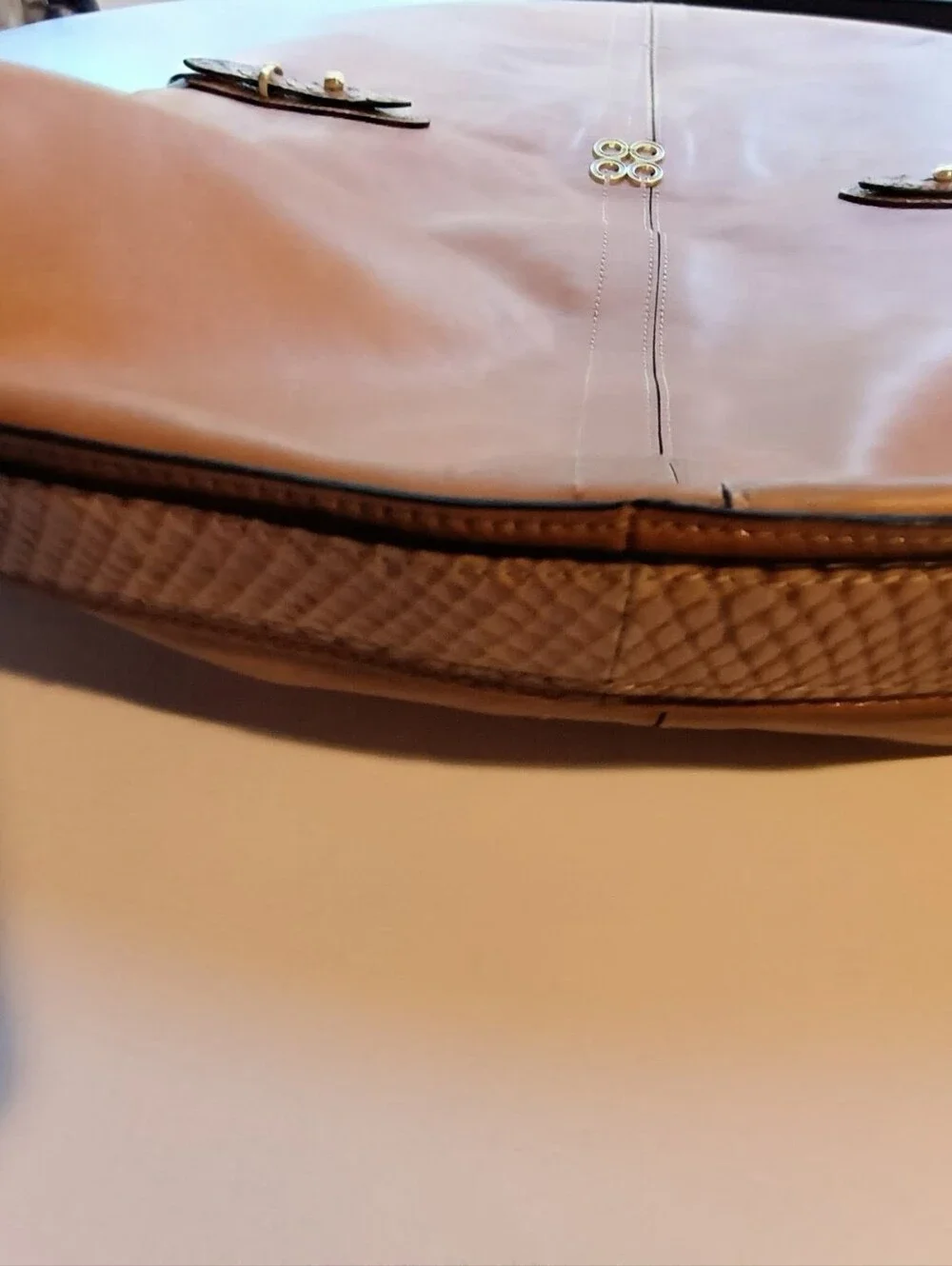 Coach Colette Leather Tan 14
